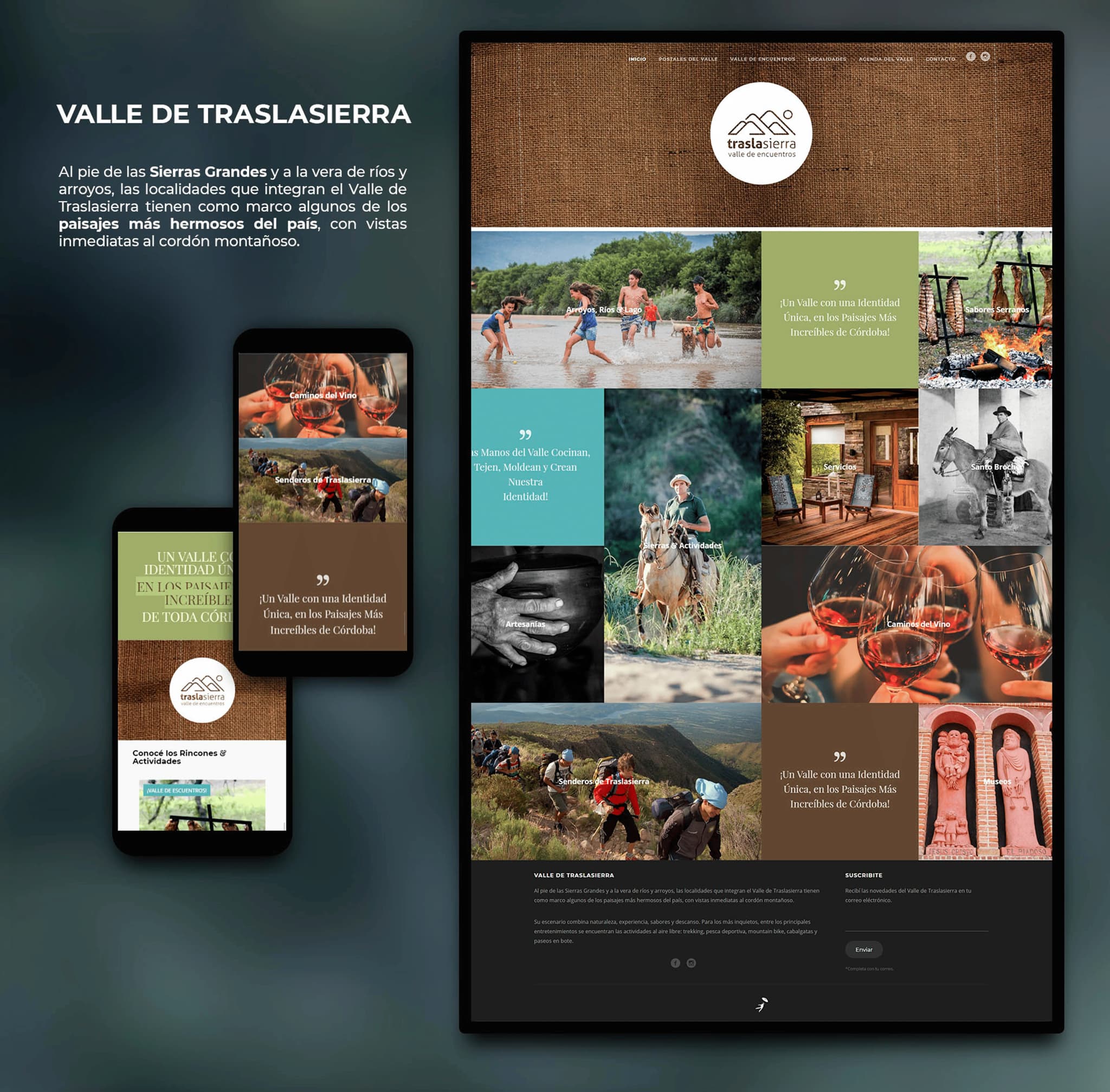 Valle de Traslasierra web design